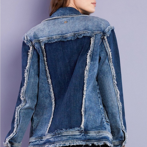 Raw Utility Denim Jacket-dark wash - Picture 3 of 4